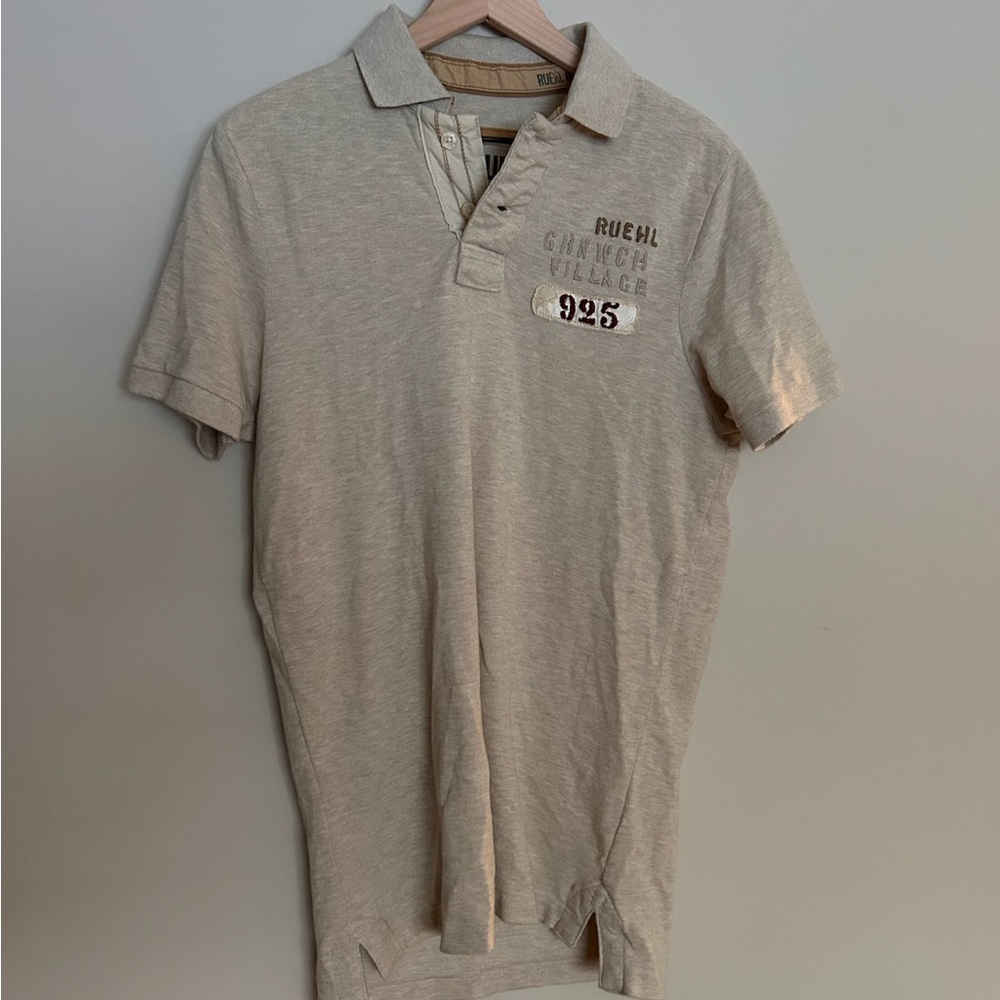 RUEHL No. 925 Greenwich St. Tan Polo Shirt – Men’s Large (Discontinued Brand)